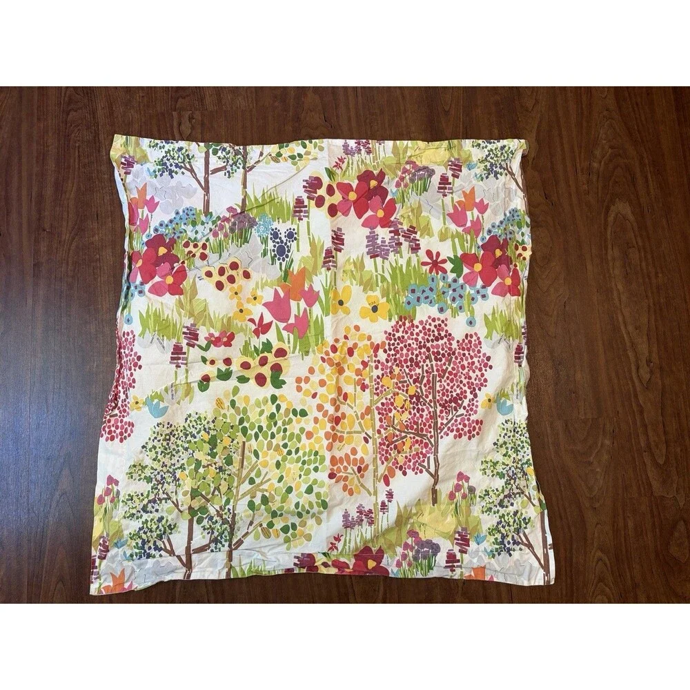 Pottery Barn Woodland Duvet Cover Full Paint By Numbers Organic Cotton Cottage